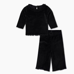 Monica + Andy velour ribbed set